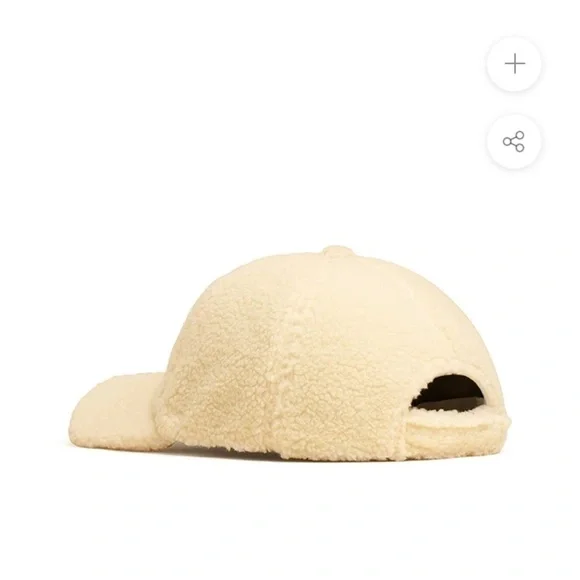 We wore what‎ Sherpa Baseball Hat cream - Picture 3 of 7